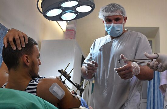 Работа военно-морского госпиталя Тихоокеанского флота во Владивостоке