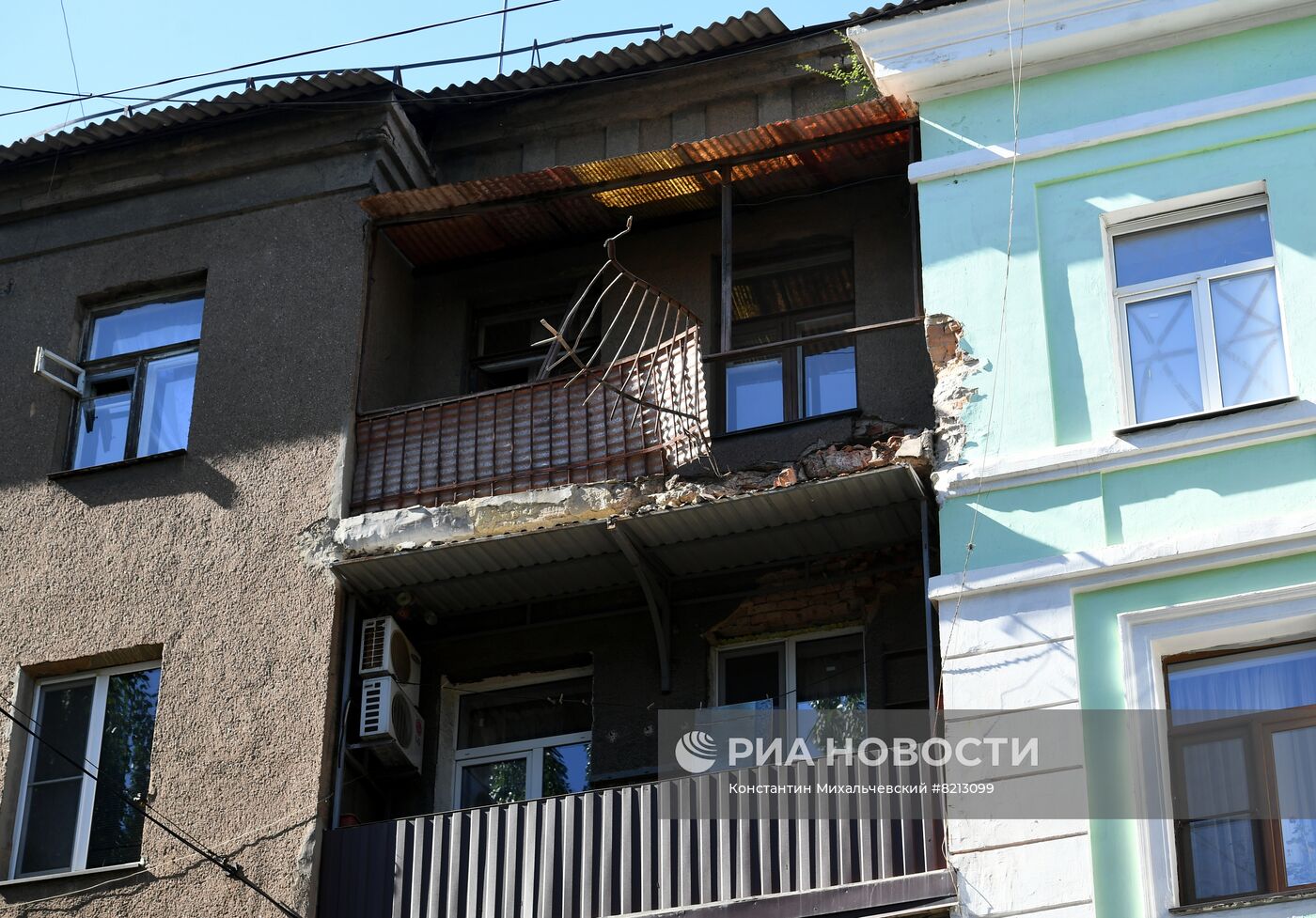 Украинские военные обстреляли центр Донецка