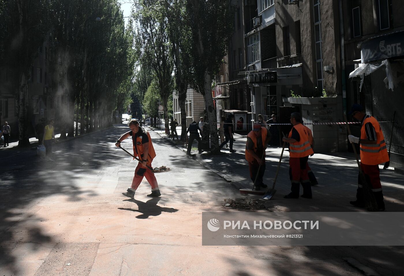 Украинские военные обстреляли центр Донецка