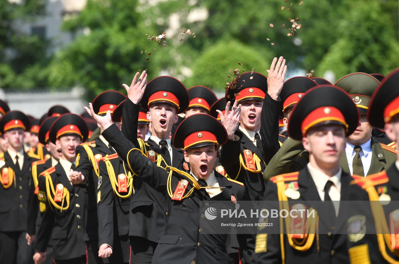 Выпускной в Минском суворовском военном училище