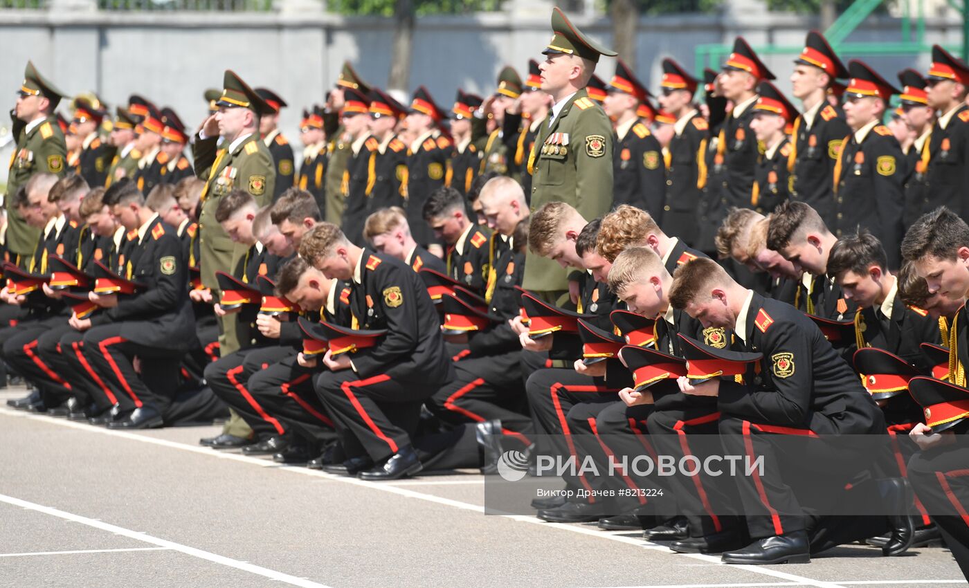 Выпускной в Минском суворовском военном училище