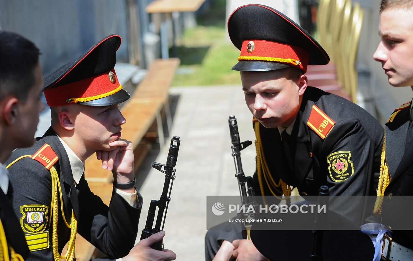 Выпускной в Минском суворовском военном училище