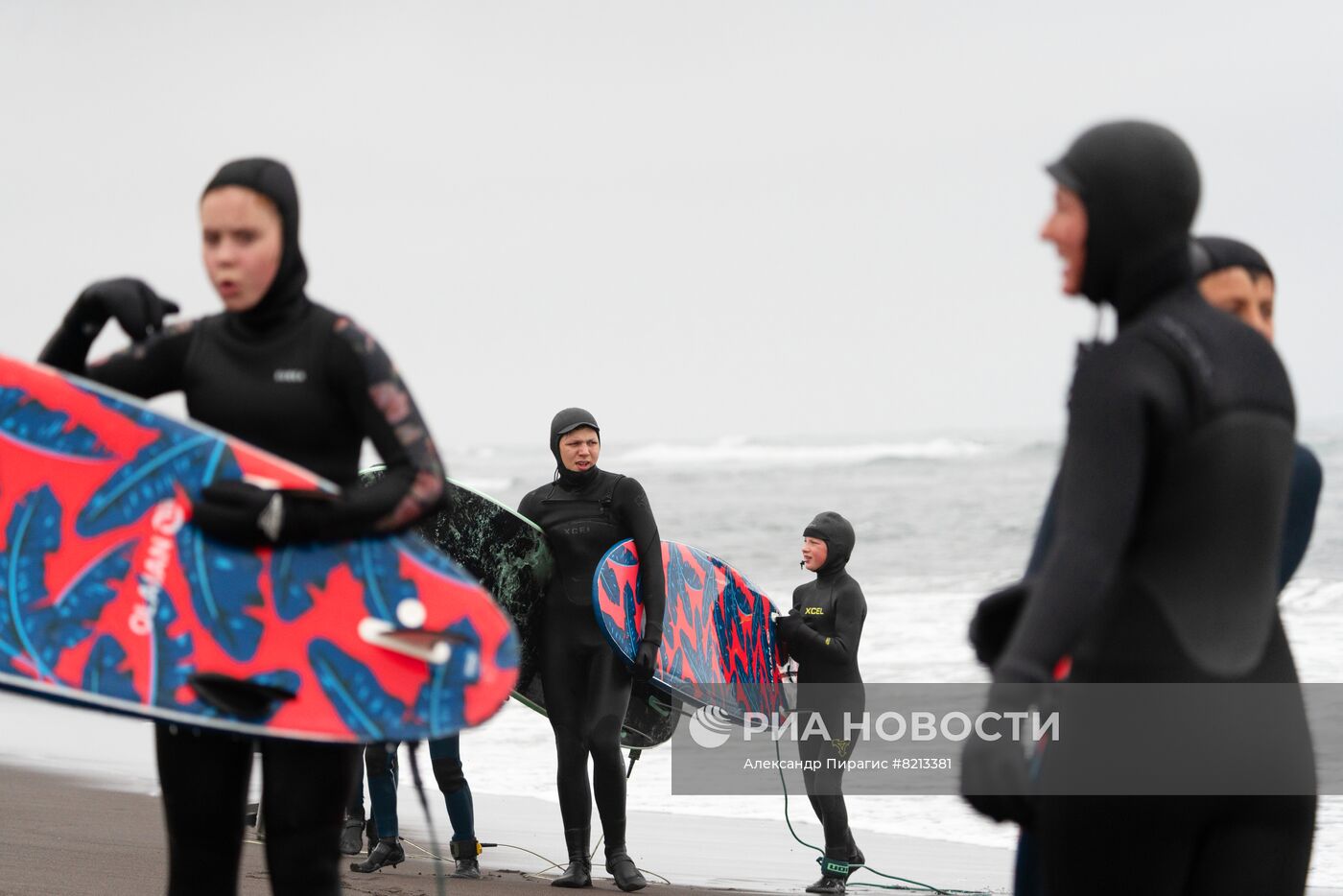 Открытие первой в России детской школы серфинга на Камчатке