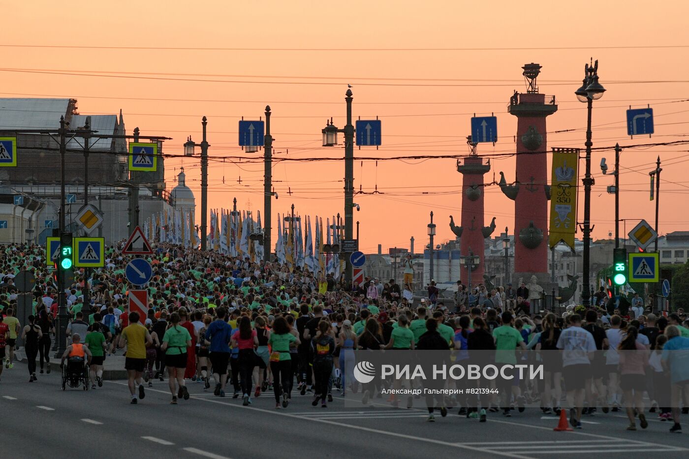 Марафон "Белые ночи" в Санкт-Петербурге