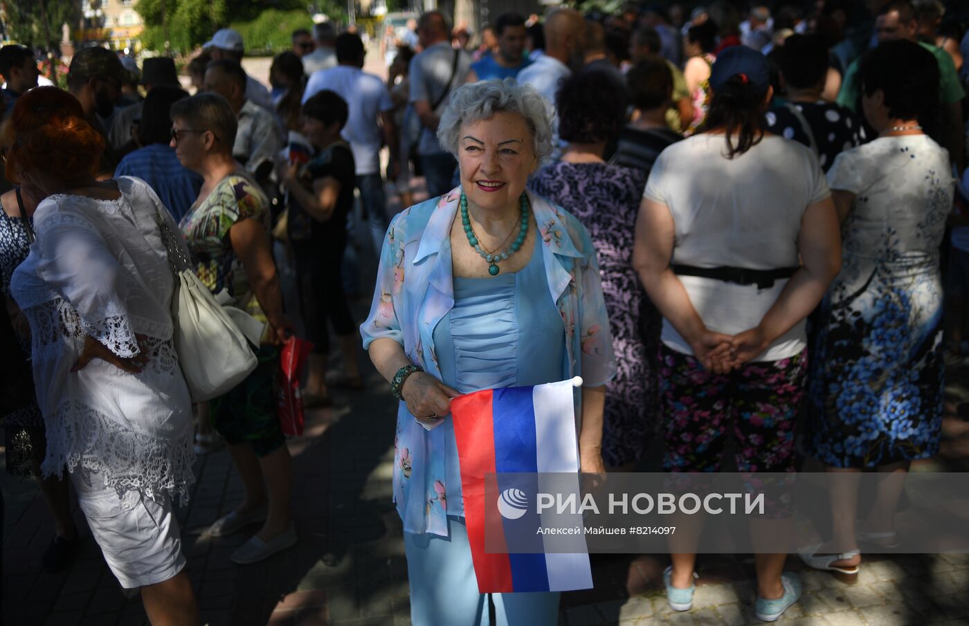 Празднование Дня России в Мелитополе