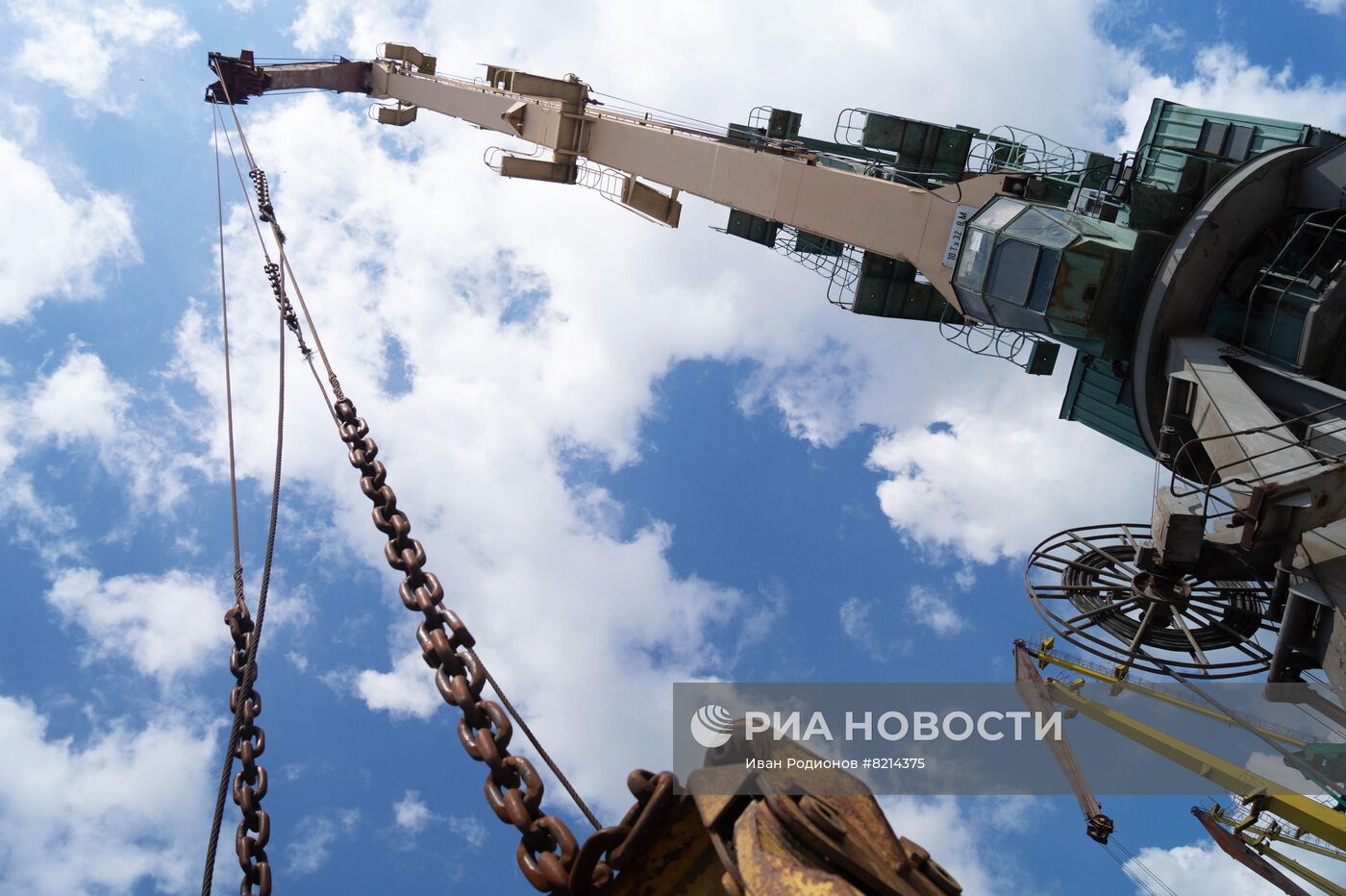 Иностранные суда в порту Херсона