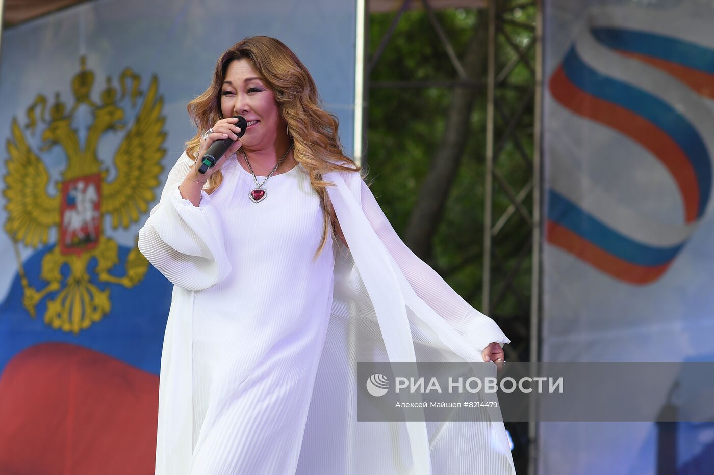 Празднование Дня России в Мелитополе