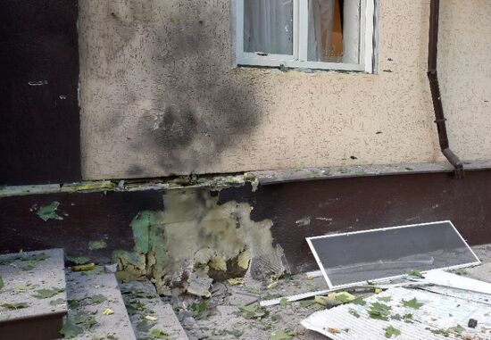 Теракт около здания МВД в Мелитополе