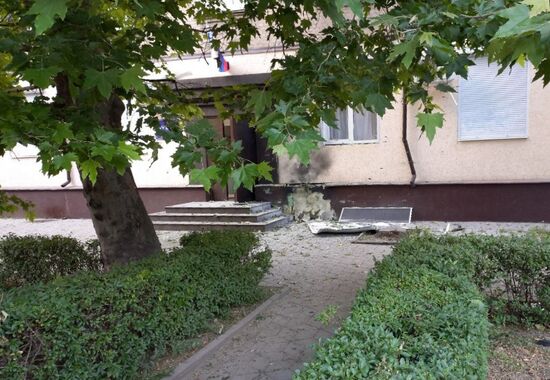 Теракт около здания МВД в Мелитополе
