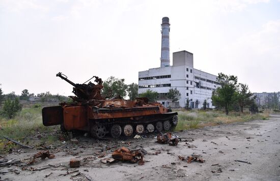 Городские кварталы Северодонецка в ЛНР после освобождения