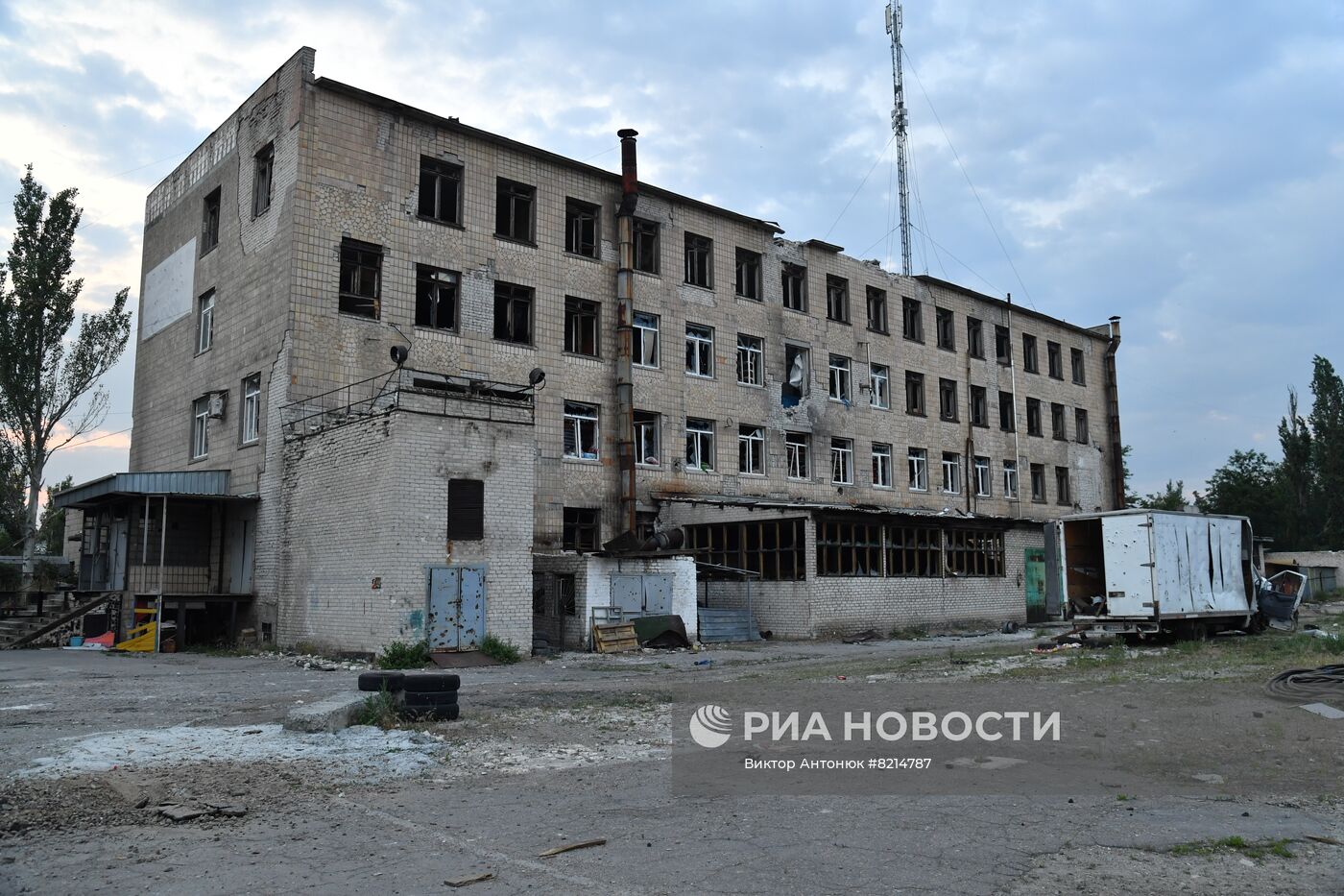 Городские кварталы Северодонецка в ЛНР после освобождения