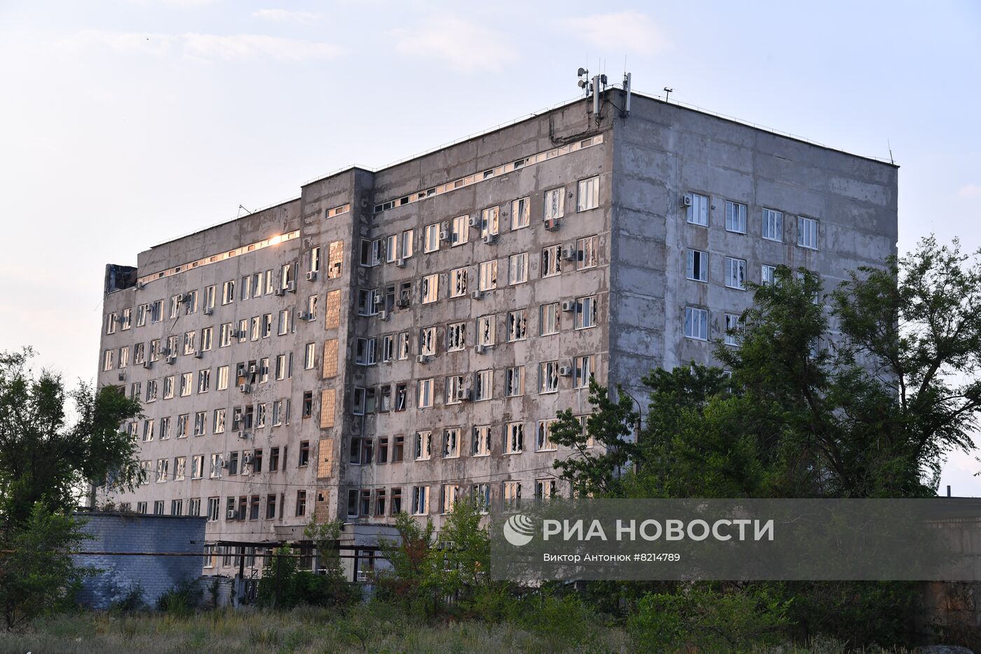 Городские кварталы Северодонецка в ЛНР после освобождения