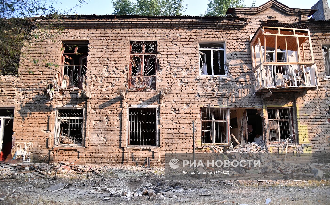 Городские кварталы Северодонецка в ЛНР после освобождения