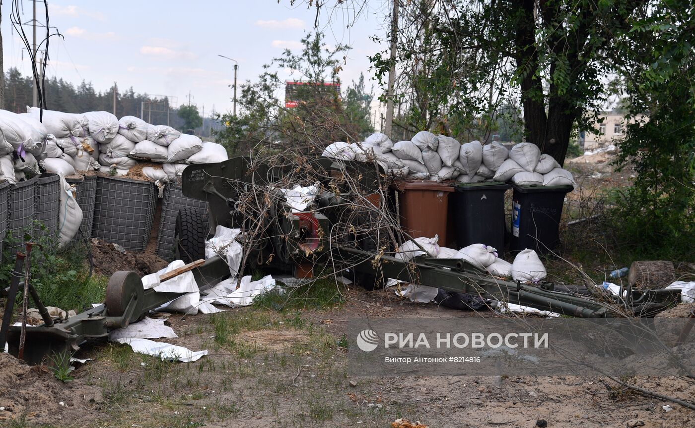 Городские кварталы Северодонецка в ЛНР после освобождения