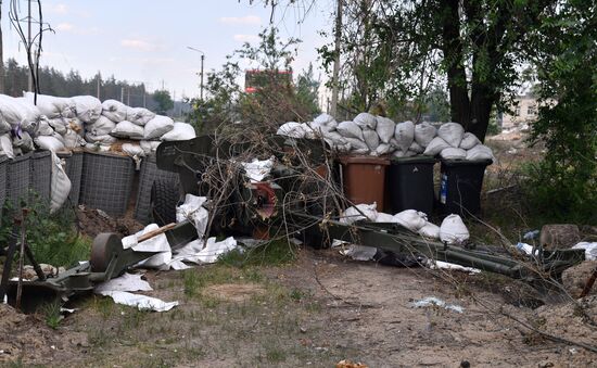 Городские кварталы Северодонецка в ЛНР после освобождения