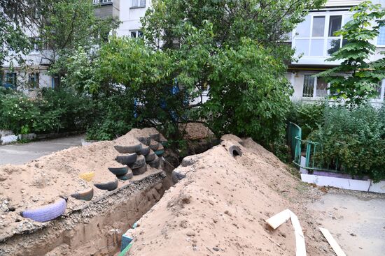 Городские кварталы Северодонецка в ЛНР после освобождения