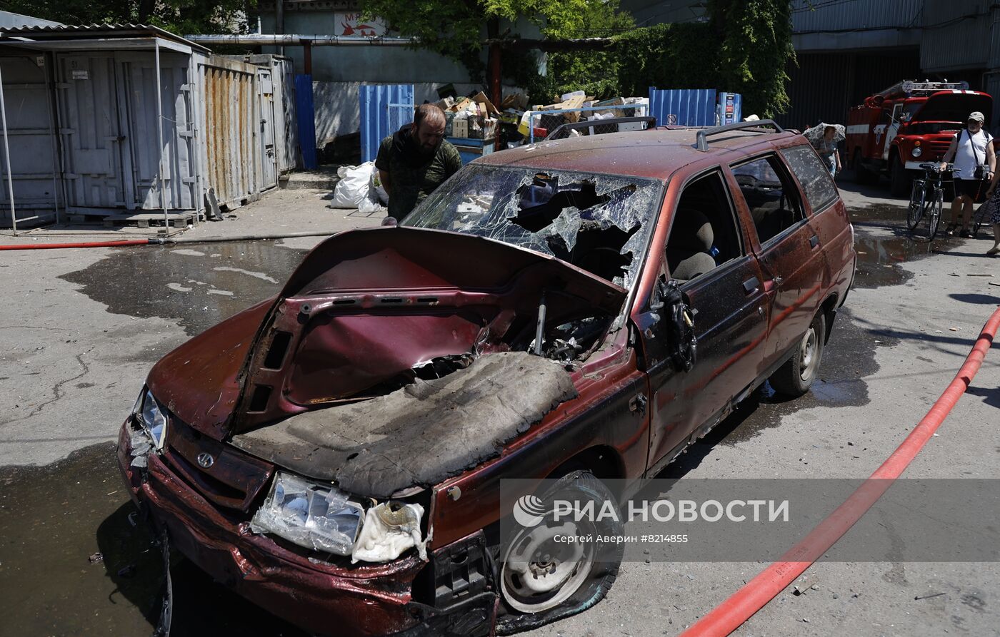 Несколько районов Донецка подверглись обстрелу