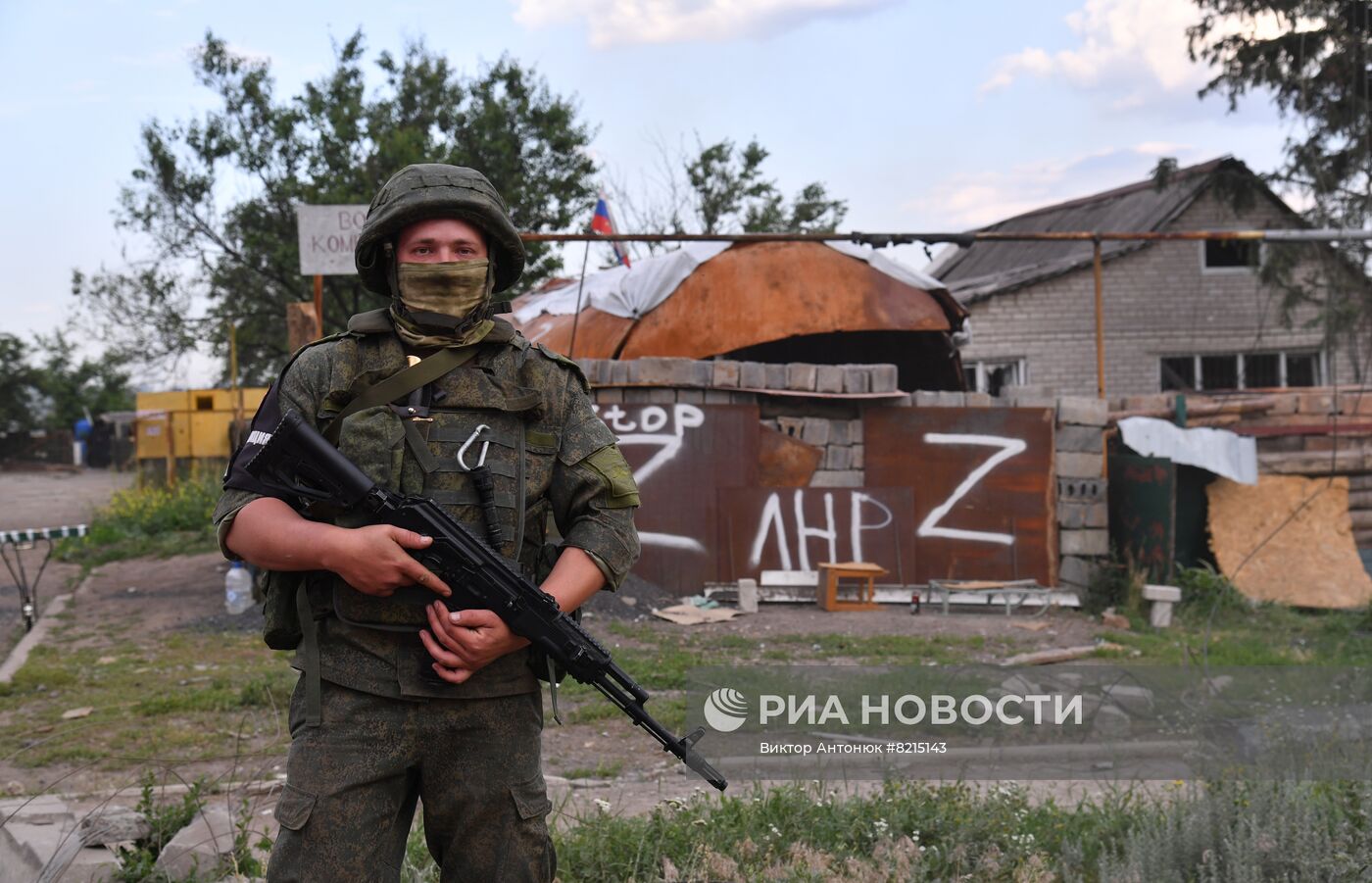 Освобожденные от украинских войск Камышеваха и Попасная в ЛНР