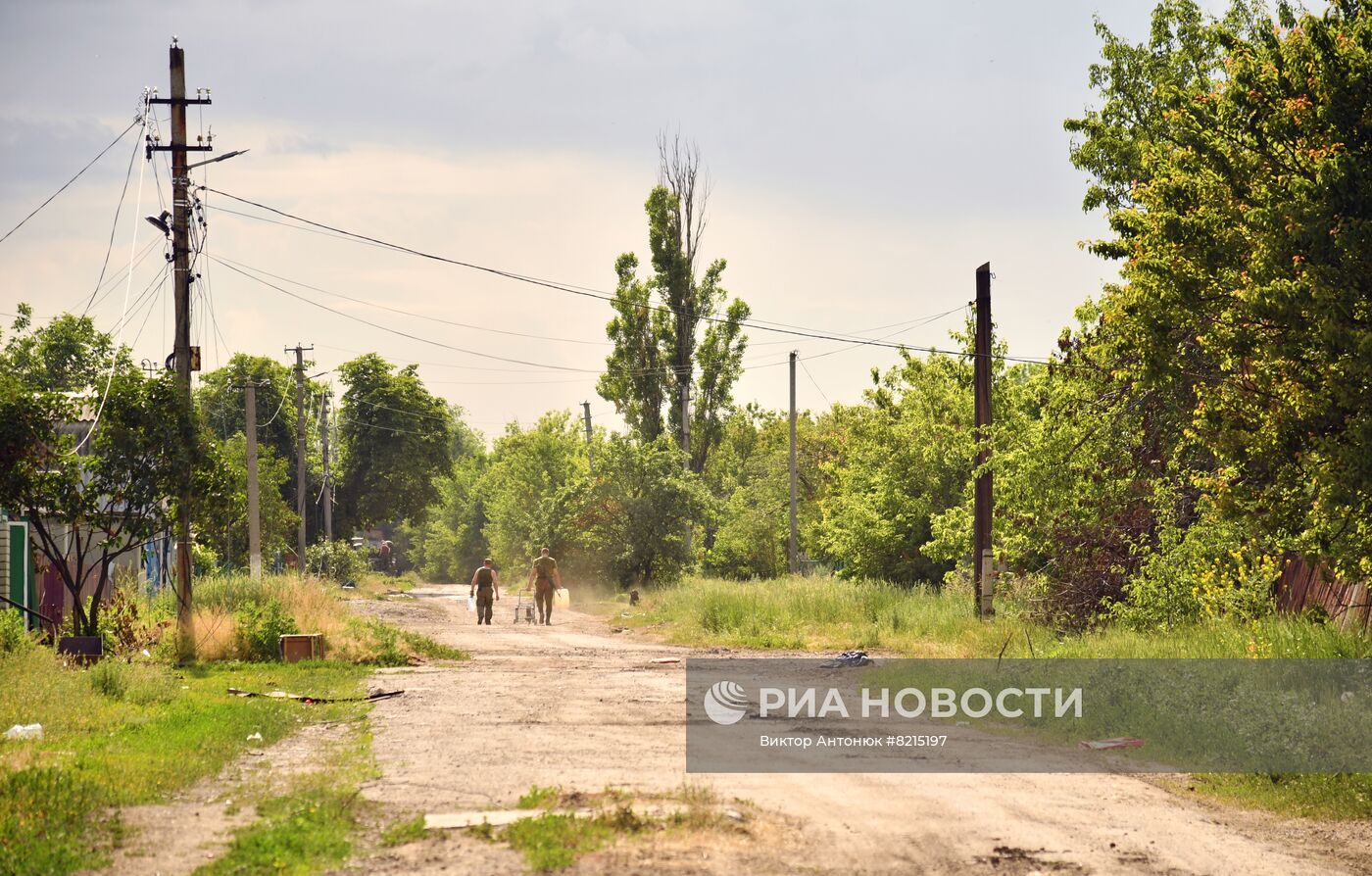 Освобожденные от украинских войск Камышеваха и Попасная в ЛНР