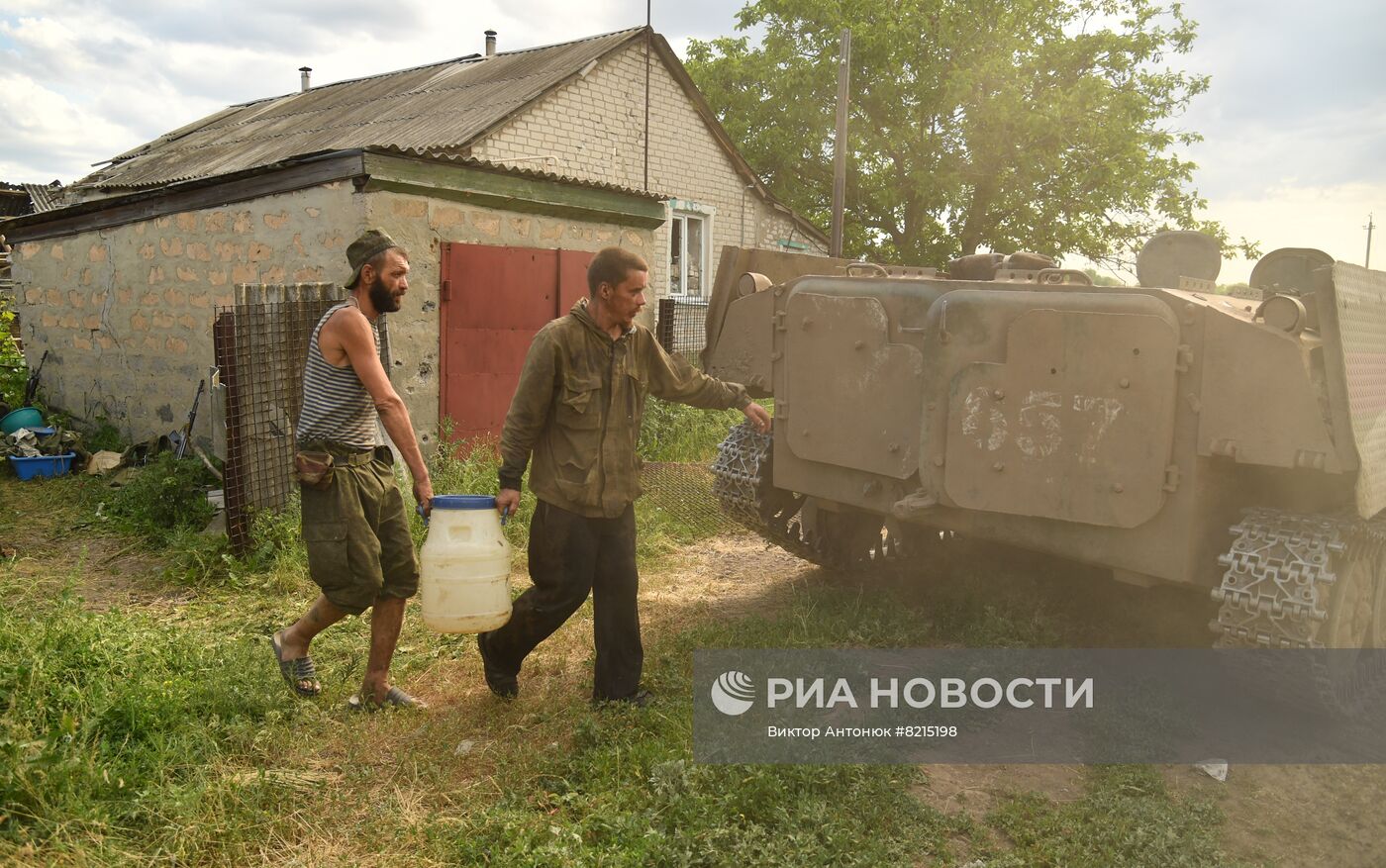 Освобожденные от украинских войск Камышеваха и Попасная в ЛНР