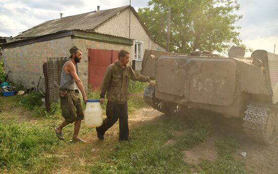 Освобожденные от украинских войск Камышеваха и Попасная в ЛНР