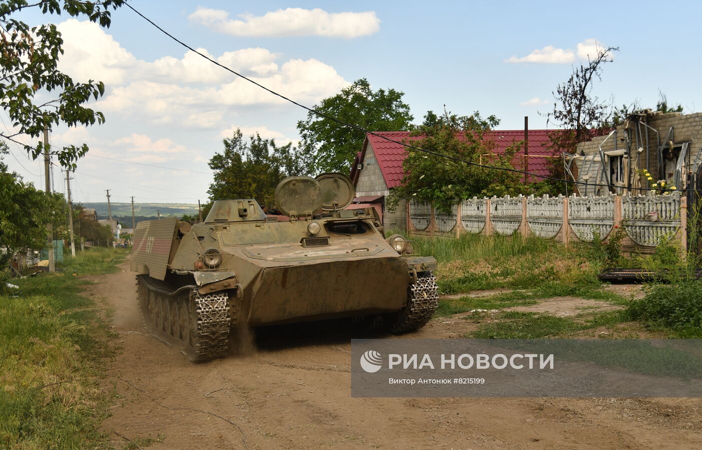 Освобожденные от украинских войск Камышеваха и Попасная в ЛНР