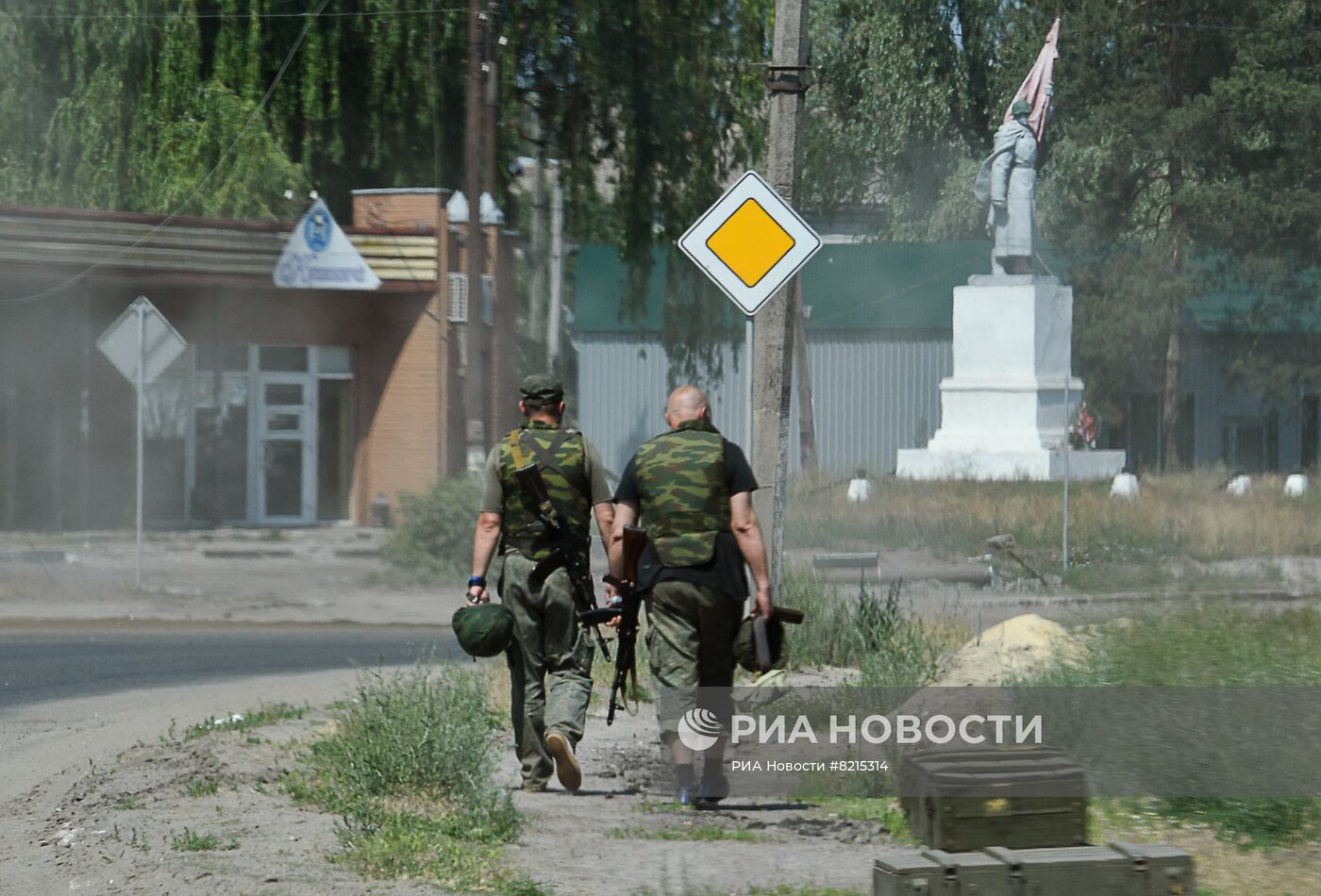 Российские войска в районе города Изюм