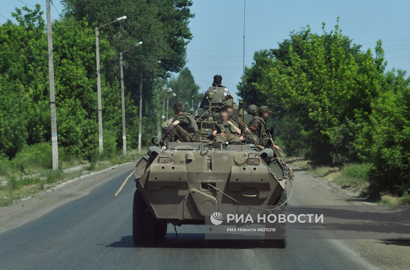 Российские войска в районе города Изюм