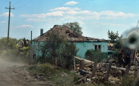 Российские войска в районе города Изюм