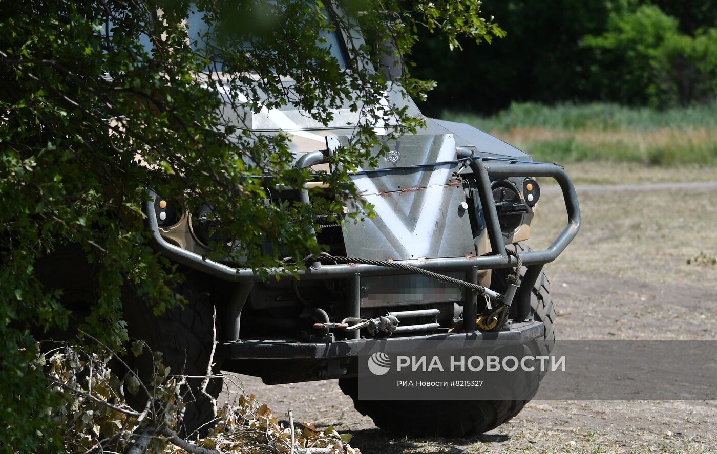 Российские войска в районе города Изюм