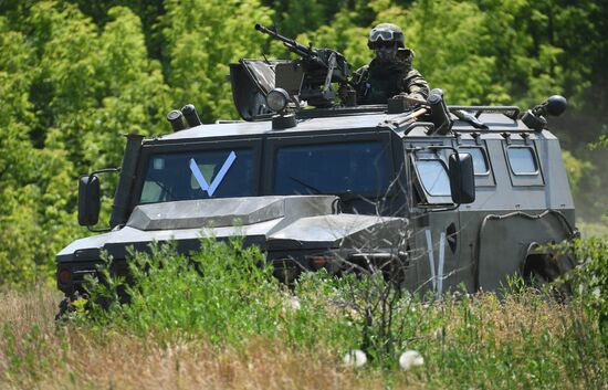 Российские войска в районе города Изюм