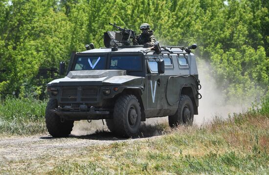 Российские войска в районе города Изюм