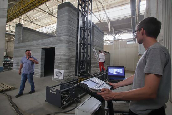 Первая в России печать двухэтажного здания на 3D-принтере в Ставрополе