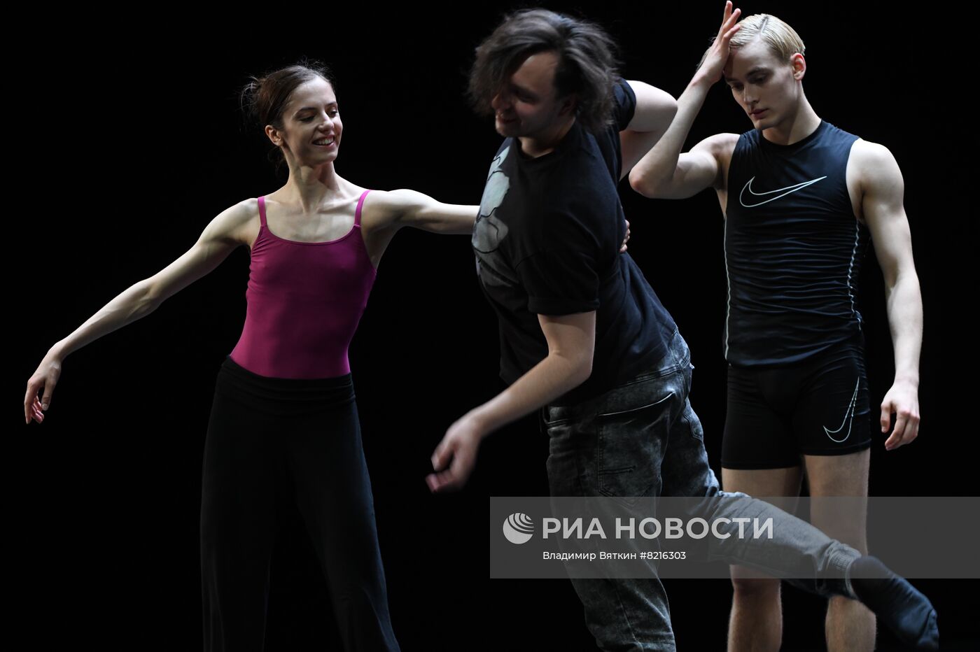 Репетиция балетной программы Postscript 2.0 в Большом театре 