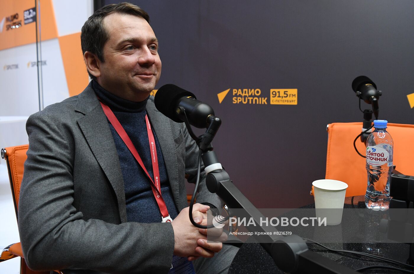 ПМЭФ-2022. Работа студии радио Sputnik