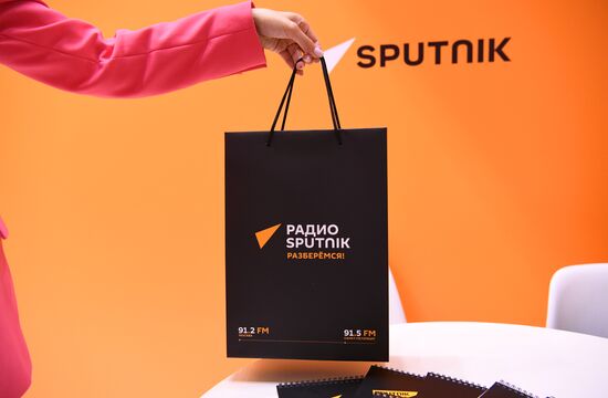 ПМЭФ-2022. Работа студии радио Sputnik