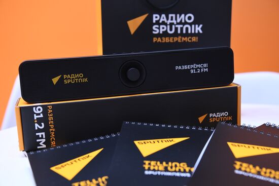 ПМЭФ-2022. Работа студии радио Sputnik