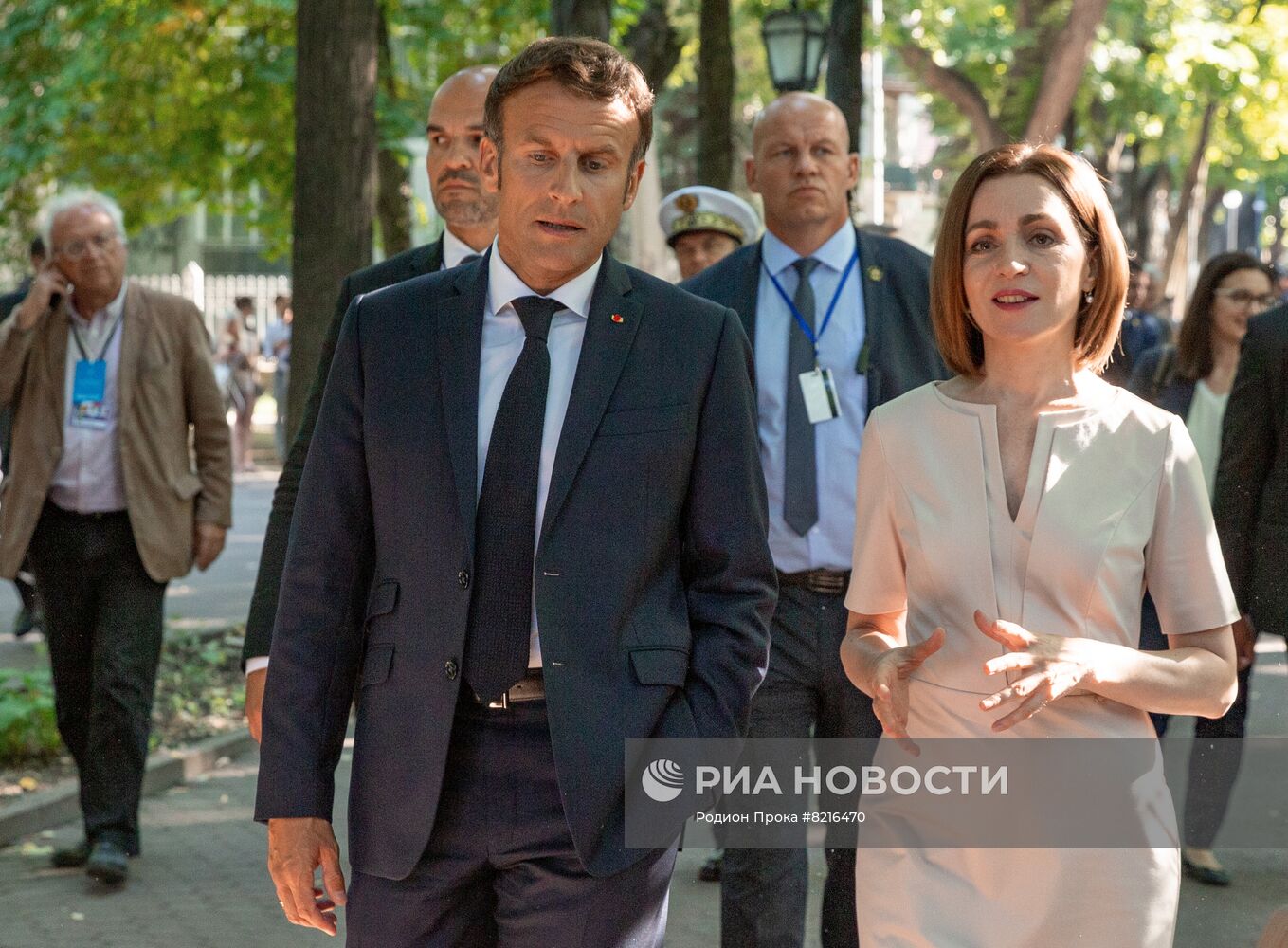 Визит президента Франции Э. Макрона в Молдавию