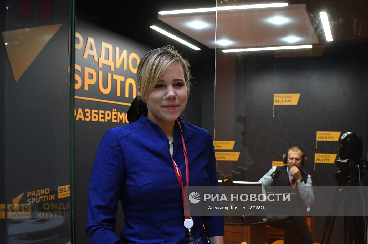 ПМЭФ-2022. Работа студии радио Sputnik