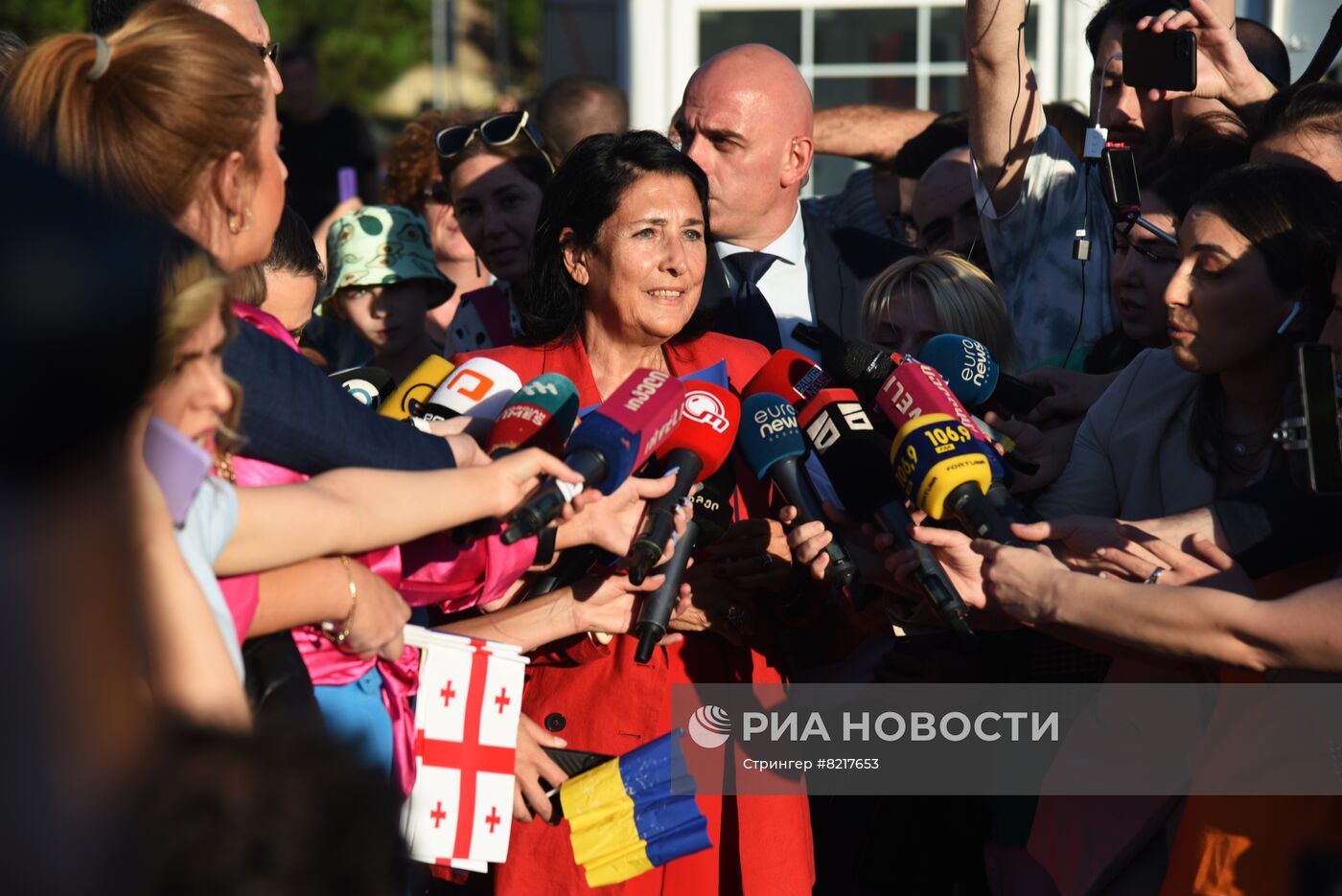 Митинг за евроинтеграцию в Грузии