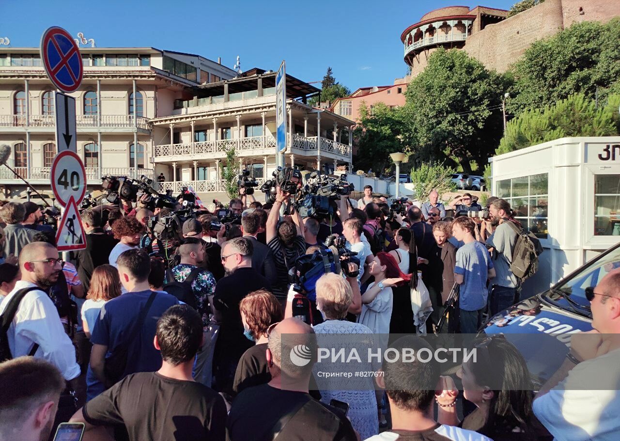 Митинг за евроинтеграцию в Грузии