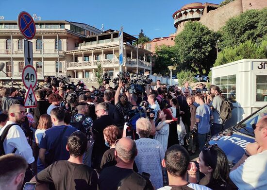 Митинг за евроинтеграцию в Грузии