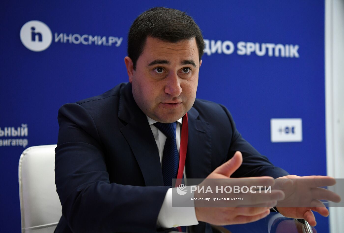 ПМЭФ-2022. Работа стенда медиагруппы "Россия сегодня". День третий