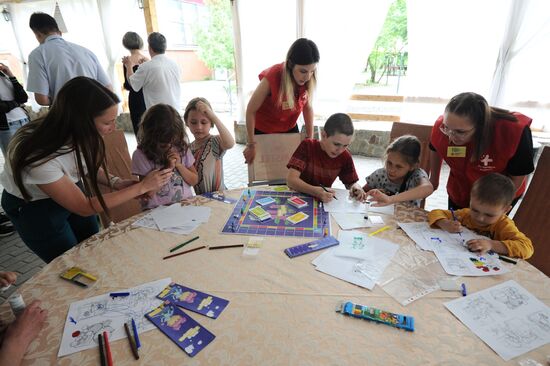 Работа волонтеров с гражданами Украины в Тамбове