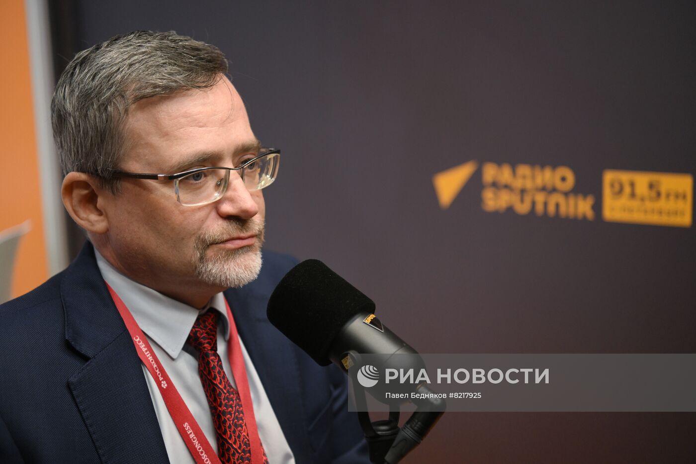 ПМЭФ-2022. Работа студии радио Sputnik  