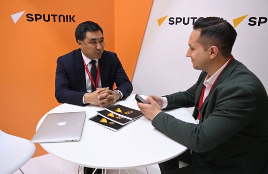 ПМЭФ-2022. Работа студии радио Sputnik  