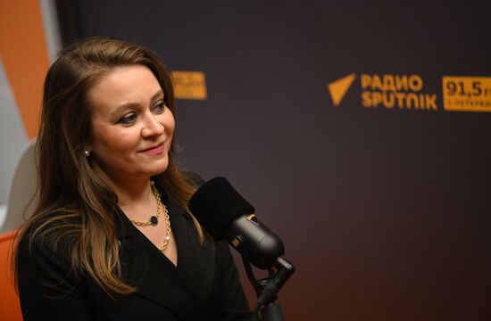 ПМЭФ-2022. Работа студии радио Sputnik  