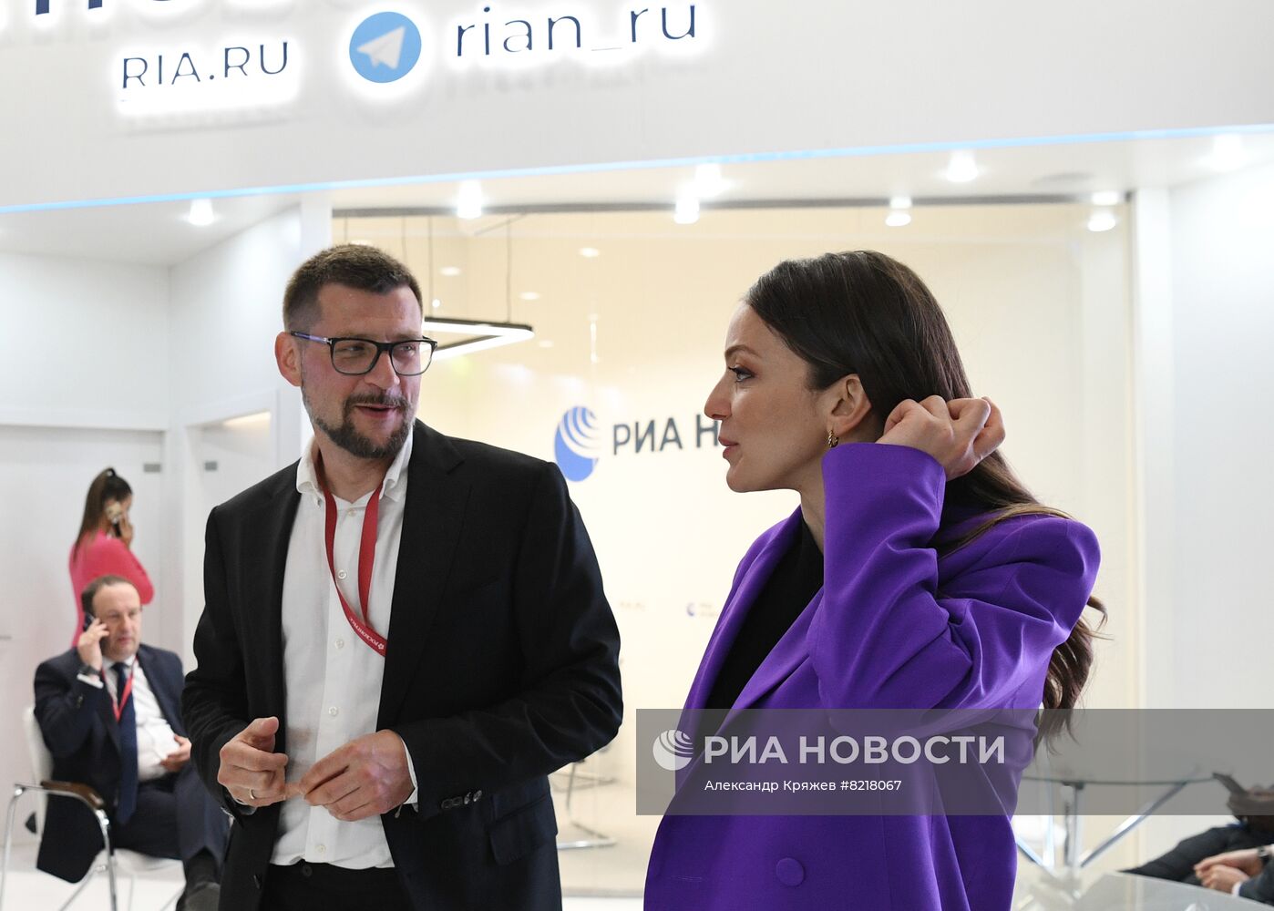 ПМЭФ-2022. Работа стенда медиагруппы "Россия сегодня". День третий