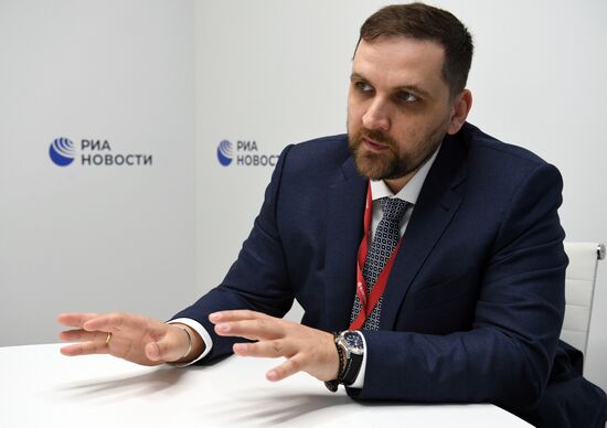  ПМЭФ-2022. Работа стенда медиагруппы "Россия сегодня". День третий