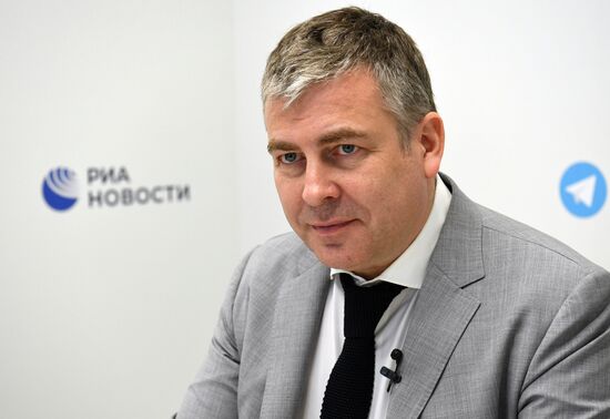  ПМЭФ-2022. Работа стенда медиагруппы "Россия сегодня". День третий